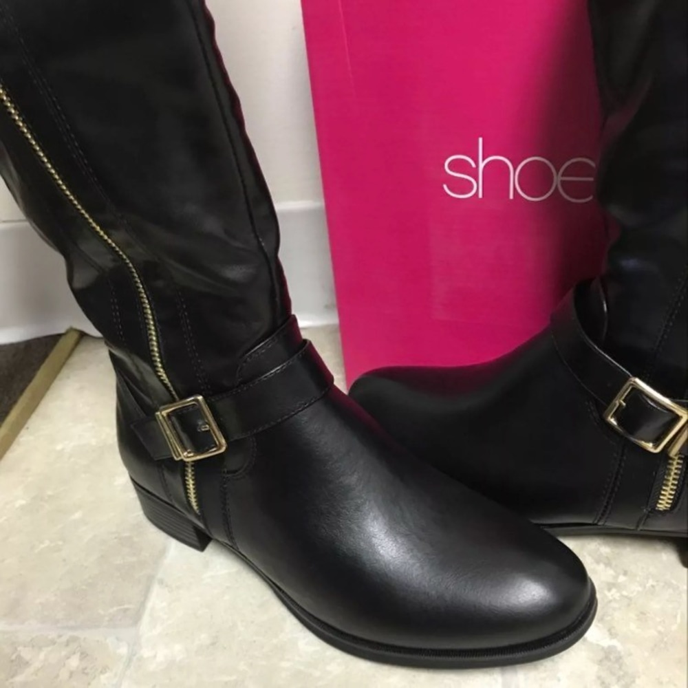 Size 10 Black Tall Boots - Picture 3 of 4